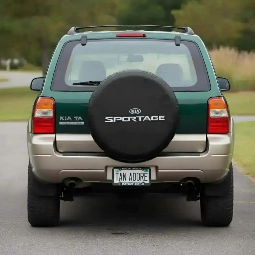 Sportage Logolu Stepne Kılıfı